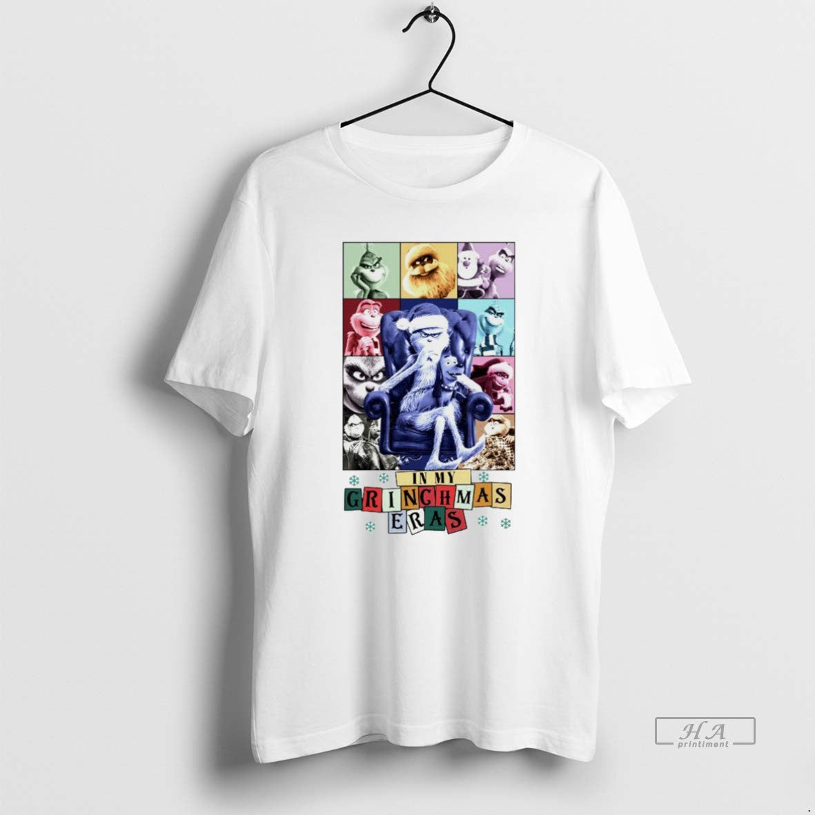 Trendy The Grinch In My Grinchmas Eras White T-Shirts, Hoodie, Sweatshirt | AU18TeeNovaLab.com