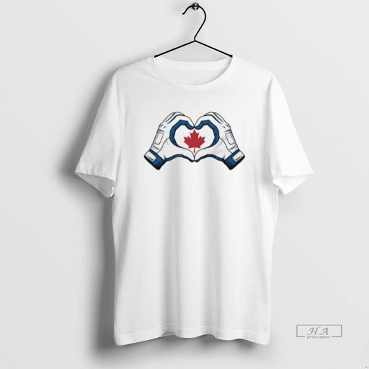 Trendy Toronto Blue Jays Canada Heart Hands