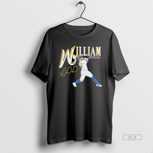 Trendy William Contreras 24 Milwaukee Brewers Baseball Signature