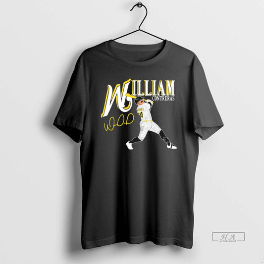 Trendy William Contreras Milwaukee Brewers Baseball Signature T-Shirts, Hoodie, Sweatshirt | AU18TeeNovaLab.com