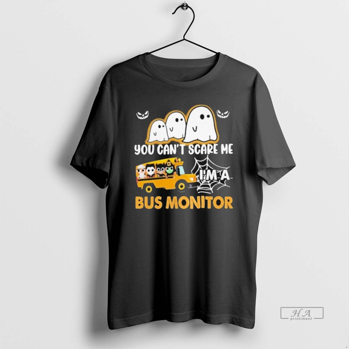 Trendy You Cant Scare Me Im A Bus Monitor Ghost Halloween