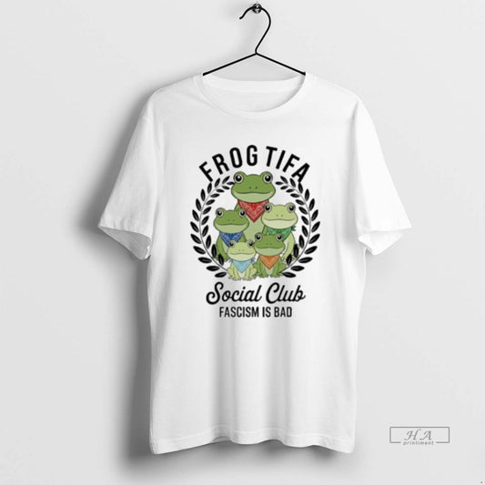 Trendy Frog Tifa Social Club Fascism Is Bad Portland Frog