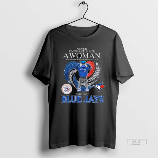 Trendy Never Underestimate A Woman Who Understands Baseball And Loves Toronto Blue Jays Diamond Heart