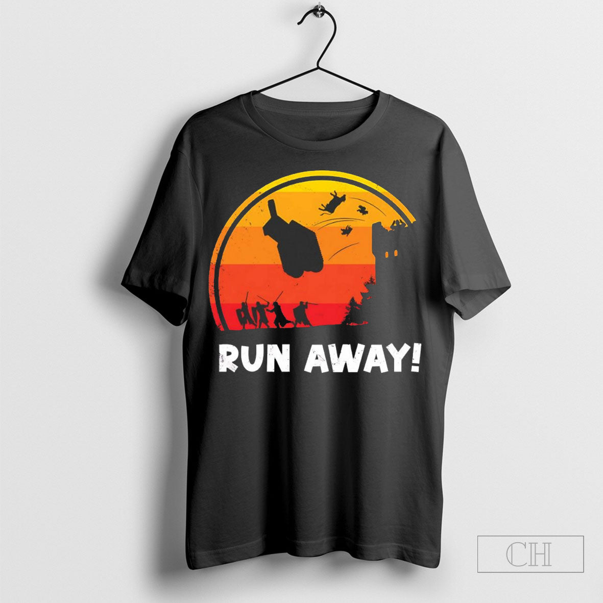 Trojan Rabbit Scene Monty Python And The Holy Grail Run Away