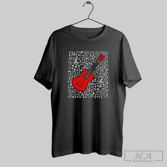 Ukulele Musical Notes Uke Player Music Teacher Musician