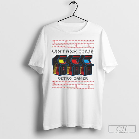 Vintage Love Retro Gamer Shirts