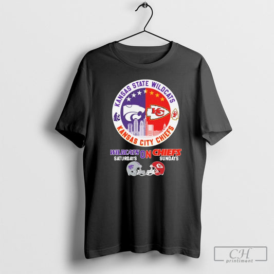 Wildcats Saturdays On Chiefs Sundays City Vintage