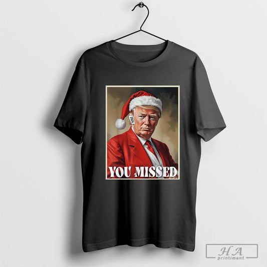 You Missed Trump 24 Us President Christmas Santa Claus Hat